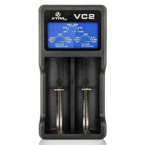 Зарядное устройство для аккумуляторных элементов с USB кабелем Xtar VC2, 